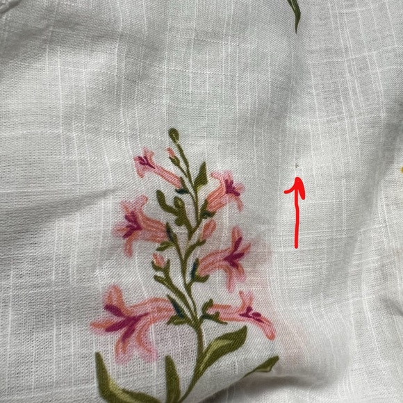 Anthropologie Floral Open Back Midi Dress L - Picture 16 of 16